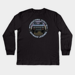 4x4 Offroad Legends: International Harvester Scout 80 II Kids Long Sleeve T-Shirt